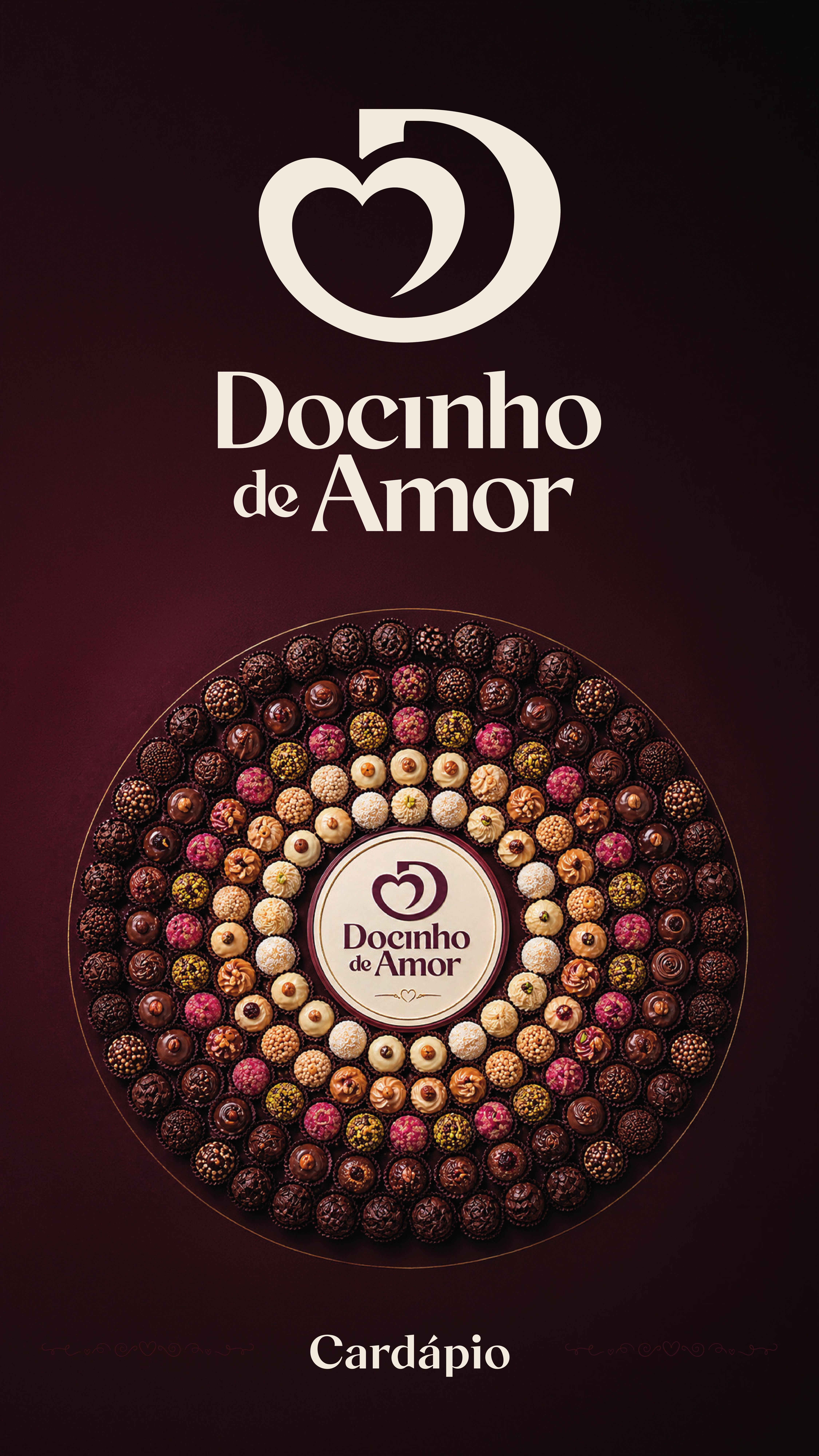 Docinho de Amor – Cardápio