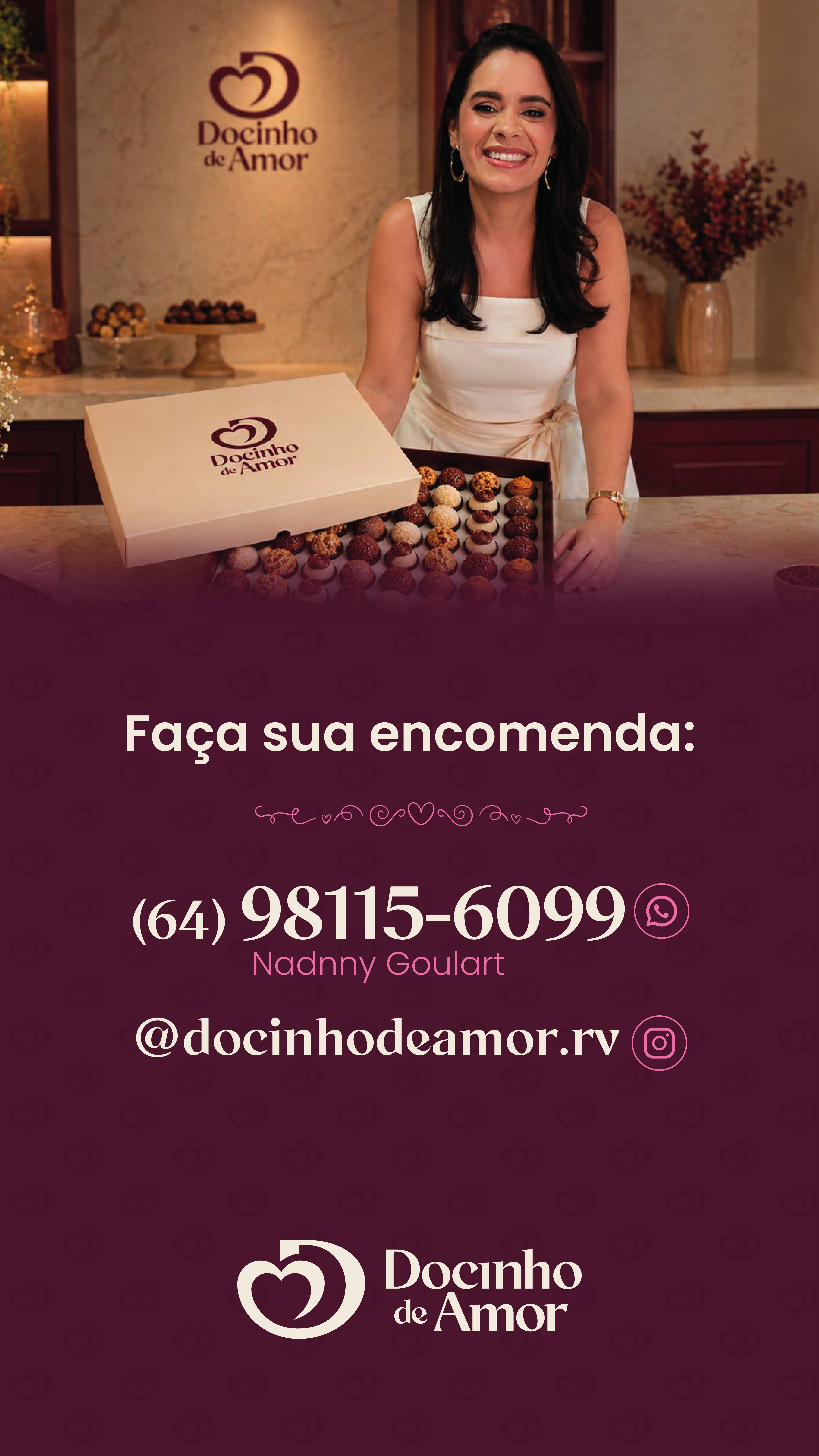 Faça sua encomenda – Docinho de Amor
